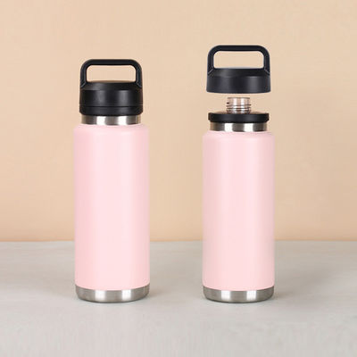 18 oz 26 oz 36 oz Vasca Isolata Bottiglie d'acqua Tappi in acciaio inossidabile per sport Portatile