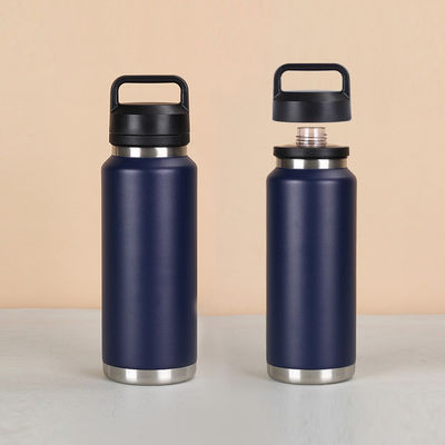 18 oz 26 oz 36 oz Logo stampato su misura Bottiglia d'acqua in acciaio inossidabile con campione di copertura