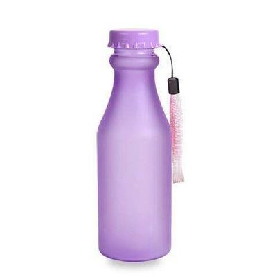 OEM Acceptabile Portable Plastic Frosted sigillato bottiglia d'acqua con corda per lo sport