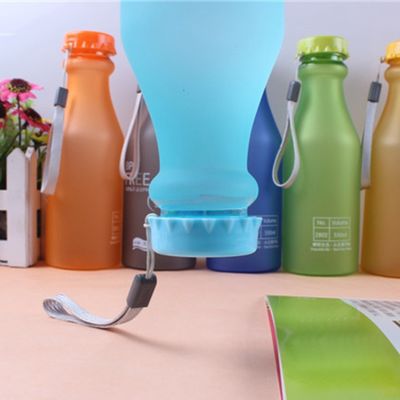 Bottiglia sigillata da bere 550ml Reutilizzabile Gym Bpa Free Sport Bottiglie di acqua di plastica con corda