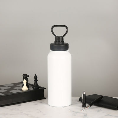 Tazze portatili isolanti per vuoto in acciaio inossidabile 1000 ml di capacità per viaggi all'aria aperta