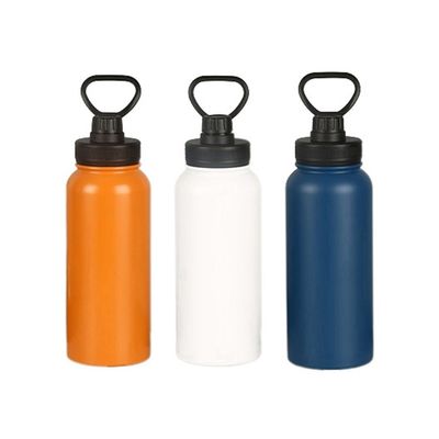 Esempio Fornire personalizzabile bocca larga 1000ml Acciaio inossidabile Vacum Travel Acqua bottiglia