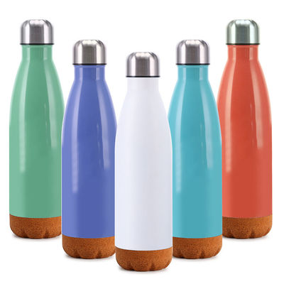 Viaggio all'aria aperta Acciaio inossidabile 500 ml Bottolina di termo a forma di cola per sport e fitness