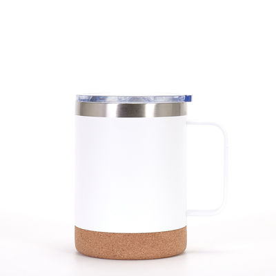 Regali d'affari 12oz 16oz Tazza da viaggio a doppia parete Infusore di tè in acciaio inossidabile Legno morbido Fondo tazza da birra con coperchio