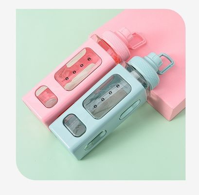 Coppa di plastica portatile a prova di perdite per studenti