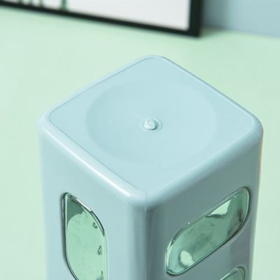 Bottiglia d'acqua quadrata da 700 ml con marcatore di orario BPA-free Bottella di plastica per palestra