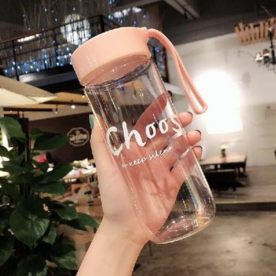 600 ml Creative Frosted Water Cup Bottiglia di plastica ecologica per attività all'aria aperta