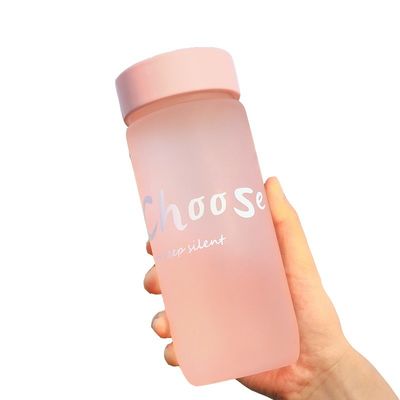 Caldaia a prova di perdita per palestra sportiva portatile bottiglia d'acqua con tazza e corda chiara