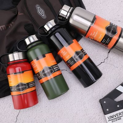 1500 ml di bottiglia idraulica portatile a doppia parete con manico