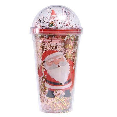 500 ml di bottiglia d'acqua di plastica in stile Natale