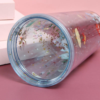 500 ml di bottiglia d'acqua di plastica in stile Natale