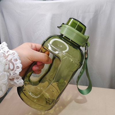 Rivestimento anti-corrosione equipaggiato bottiglia di acqua sportiva da 1,1 galloni per la motivazione in palestra