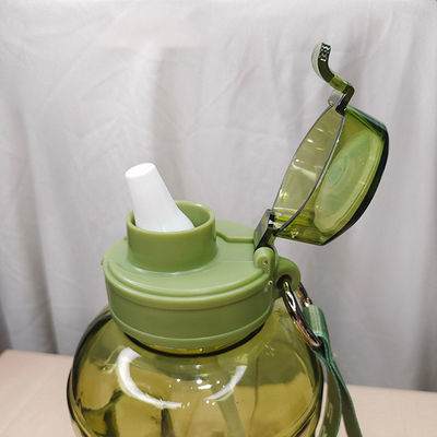 Logo personalizzato accettabile bottiglia d'acqua di Tritano da 1,1 galloni con marcatore di orario e 249.7g