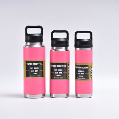 Logo personalizzato 600ml 800ml Portabile Acciaio Inossidabile Isolato da vuoto Bottiglia d'acqua per bambini Fitness Flask