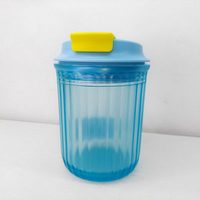 Bottiglia d'acqua sportiva portatile in plastica Tritan con rivestimento anticorrosione HTR-360-112