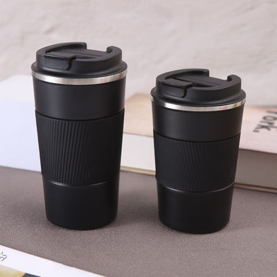 Tazza d'acqua in acciaio inossidabile con coperchio a vite 380ml 510ml Custom Logo Tazza di caffè a bocca larga