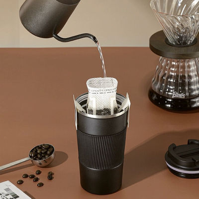 Tazza d'acqua in acciaio inossidabile con coperchio a vite 380ml 510ml Custom Logo Tazza di caffè a bocca larga