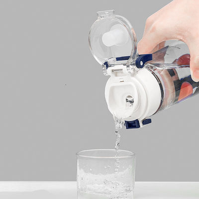 Bottiglia sportiva Tritano Eco-Friendly Bpa Free con orario e presa per viaggi sportivi all'aria aperta