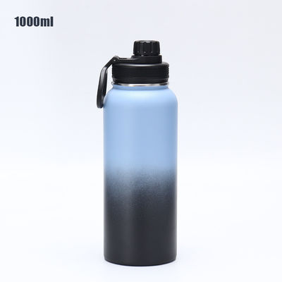 Molteplici dimensioni Acciaio inossidabile Bottiglia d'acqua a bocca larga Flasca aspirante per sport all'aperto