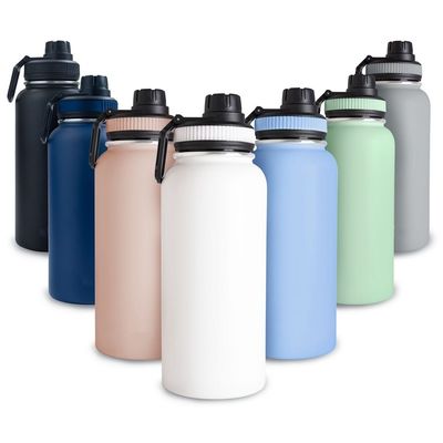 Flasche a vuoto Termoses 32OZ Logo personalizzato Acciaio inossidabile Bottiglia termica a doppia parete