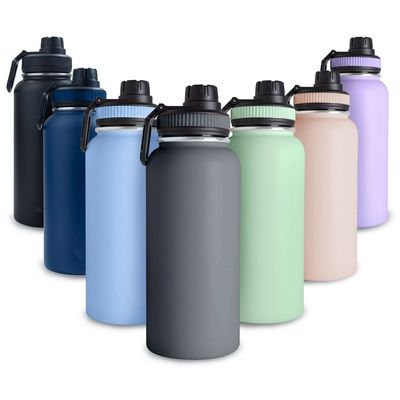 Tutte le persone interessate possono godere della bottiglia di acqua sportiva in acciaio inossidabile 32OZ con coperchio privo di BPA