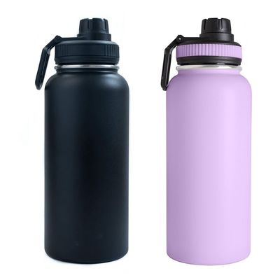 Tutte le persone interessate possono godere della bottiglia di acqua sportiva in acciaio inossidabile 32OZ con coperchio privo di BPA