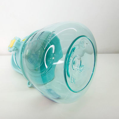950 ml di capacità Bottolina d'acqua Triran trasparente per bambini con paglia