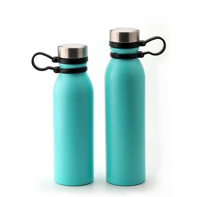 Bottone termoso con logo personalizzato 400 ml Isolamento doppio per bottiglie portatili in acciaio inossidabile