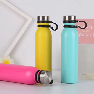 Bottone termoso con logo personalizzato 400 ml Isolamento doppio per bottiglie portatili in acciaio inossidabile