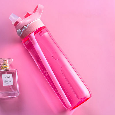 750 ml Fitness Protein Gym Shaker Bottiglia con paglia Tritano Alimenti Silicone Acqua Bottiglia