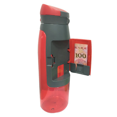 In magazzino Bottiglia di acqua potabile di plastica sportiva portatile di 750 ml con cartellino