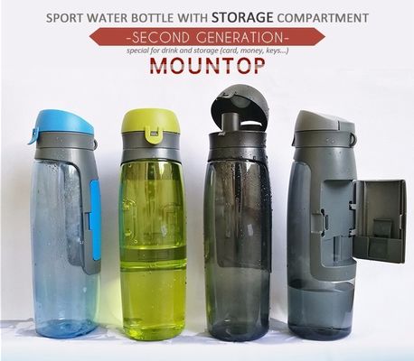 Stile di design minimalista 750 ml Bottiglia d'acqua sportiva di plastica per l'idratazione in movimento