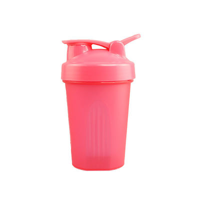 Bottiglia d'acqua potabile in plastica PE senza BPA con logo personalizzato e frullatore