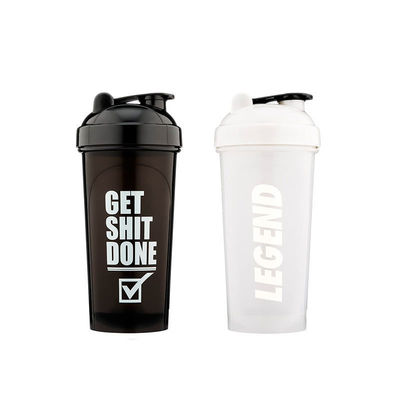 Bottiglia d'acqua sportiva Protein Shaker di plastica Tazza 400ml 600ml 700ml 1000ml Gym Shaker