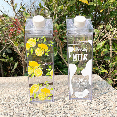 Unisex 500ml bottiglia di acqua di plastica trasparente applicabile per l'acqua bollente