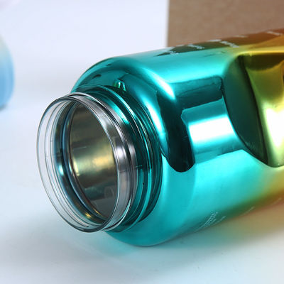 Set di bottiglie di plastica per l'acqua motivazionale con marcatore di tempo raggiungi i tuoi obiettivi di fitness