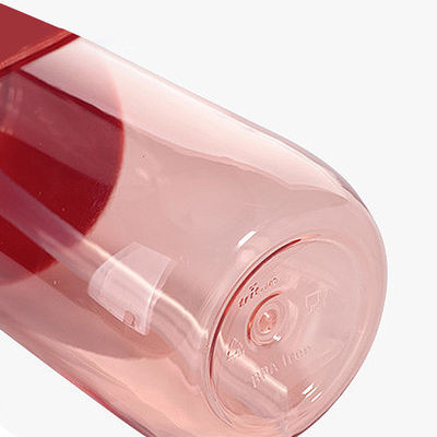 2023 Flascia d'acqua di plastica di tendenza con doppio becco e paglia lunga Unisex