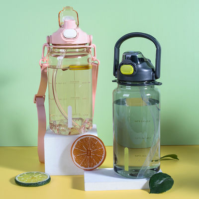 Logo personalizzato accettabile bottiglie d'acqua riutilizzabili senza BPA da 297 g per la promozione della palestra cool