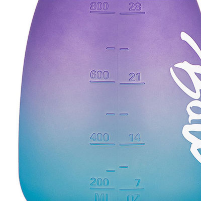 Bottiglia d'acqua a sublimazione per escursioni e campeggi in stile americano Flip Top incluso