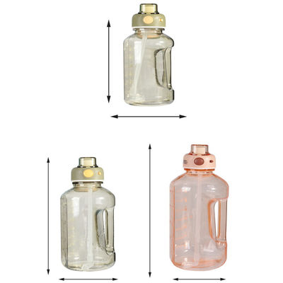 1Bottiglia d'acqua di plastica personalizzata in stile americano da.5L per il riempimento di palestre e auto sportive