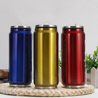 Colla in acciaio inossidabile di stile americano, lattina, termo, lattina, acqua, Coca-Cola, lattina