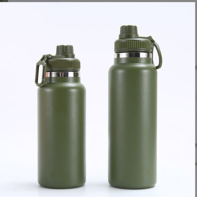Logo personalizzato 32 oz / 1L Design minimalista stile bottiglia d'acqua in acciaio inossidabile per portatile