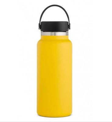 Logo personalizzato 32 oz / 1L Design minimalista stile bottiglia d'acqua in acciaio inossidabile per portatile