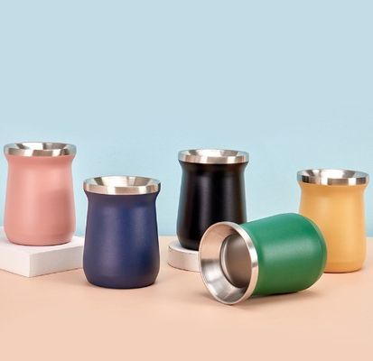 12 oz bottiglia in acciaio inossidabile isolante colorata impermeabile Tazza da caffè per ufficio di viaggio