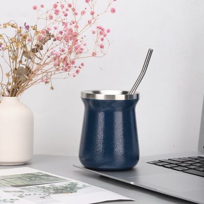 12 oz bottiglia in acciaio inossidabile isolante colorata impermeabile Tazza da caffè per ufficio di viaggio
