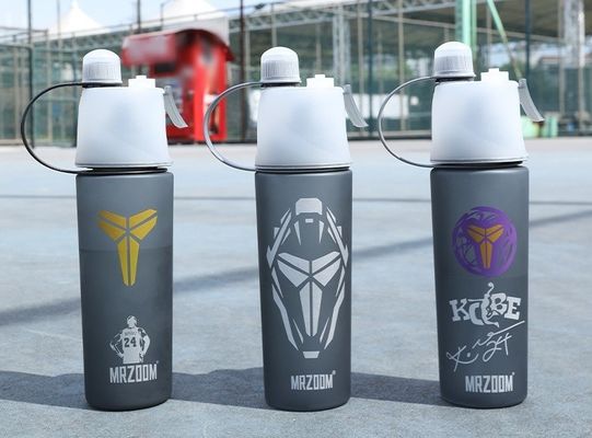 400/600ml Tazza d'acqua da sport in plastica per esterni con metodo di pressione di flusso d'acqua Tipo verde