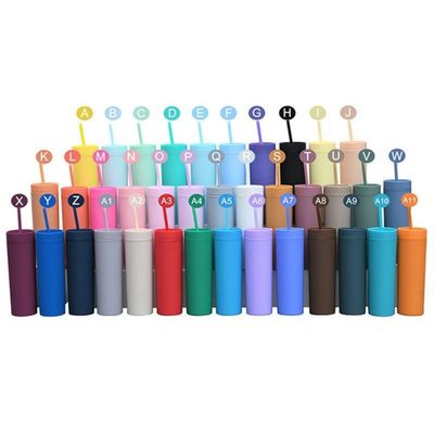 Molti stili di design 16oz bottiglie di plastica per acqua per Tumbler