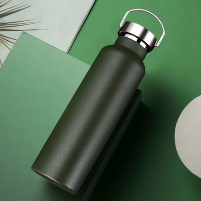 500 ml/600 ml/750 ml bottiglia d'acqua in acciaio inossidabile personalizzata per la bottiglia sportiva isolante