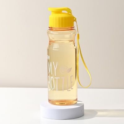 Bottiglia d'acqua trasparente in plastica PET di 500 ml personalizzata per l'idratazione all'aperto