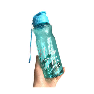 Viaggio a guida autonoma Bottiglia d'acqua senza BPA da 500 ml con tappo impermeabile e materiale trasparente